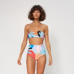 Mara Hoffman Abigail Bikini Top - Agave Print
